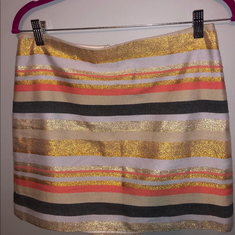 Stripped J.Crew skirt